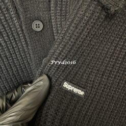 實拍免運 美牌 Supreme Box logo 刺繡 長袖 Polo 毛衣 美式潮流 時尚穿搭 寬鬆風 CITYBOY 男女同款 黑色：圖片 8