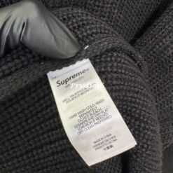 實拍免運 美牌 Supreme Box logo 刺繡 長袖 Polo 毛衣 美式潮流 時尚穿搭 寬鬆風 CITYBOY 男女同款 黑色：圖片 12