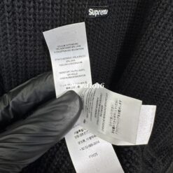 實拍免運 美牌 Supreme Box logo 刺繡 長袖 Polo 毛衣 美式潮流 時尚穿搭 寬鬆風 CITYBOY 男女同款 黑色：圖片 13