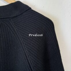 實拍免運 美牌 Supreme Box logo 刺繡 長袖 Polo 毛衣 美式潮流 時尚穿搭 寬鬆風 CITYBOY 男女同款 黑色：圖片 15