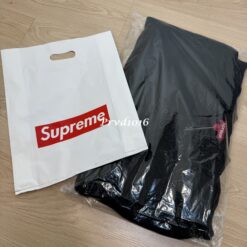 實拍免運 美牌 Supreme Box logo 刺繡 長袖 Polo 毛衣 美式潮流 時尚穿搭 寬鬆風 CITYBOY 男女同款 黑色：圖片 16