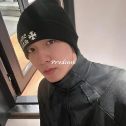 Alternative view of 實拍 免運 Chrome Hearts 克羅心 毛帽 針織帽 十字架 刺繡 黑色 冬季帽款 街頭潮流 美式暗黑 Cityboy 男女同款 穿搭 保暖 帽子 冷帽