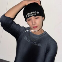 實拍 免運 Chrome Hearts 克羅心 毛帽 針織帽 十字架 刺繡 黑色 冬季帽款 街頭潮流 美式暗黑 Cityboy 男女同款 穿搭 保暖 帽子 冷帽