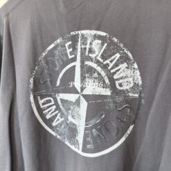 實拍 免運 義大利 STONE ISLAND 石頭島 指南針 背後 大圖 logo 大學T 長袖 圓領 衛衣 水洗做舊 精品 上衣 CITYBOY風格 情侶款 潮流穿搭:圖片 13