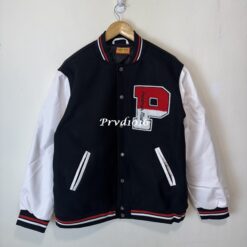 實拍 免運 日本 HUMAN MADE 聯名 皮卡丘 棒球外套 毛圈刺繡 重磅羊毛夾克 學院風 情侶款 潮流外套 美式復古 CITYBOY風格 街頭狠款 日牌 日潮：圖片 7