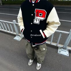 Alternative view of 實拍 免運 日本 HUMAN MADE 聯名 皮卡丘 棒球外套 毛圈刺繡 重磅羊毛夾克 學院風 情侶款 潮流外套 美式復古 CITYBOY風格 街頭狠款 日牌 日潮