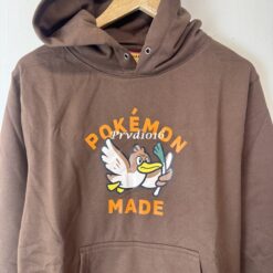 實拍 免運 日牌 HUMAN MADE Pokemon 寶可夢 聯名 大蔥鴨 帽T 日線 限量 聯名 上衣 街頭 潮流 情侶款 男女可穿 精靈寶可夢：圖片 6