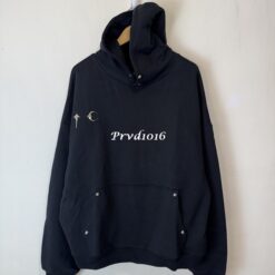 實拍 免運 韓系潮流 TC 金屬月牙十字 素色帽T 重磅衛衣 寬鬆落肩 CITYBOY 韓國克羅心 男女同款:圖片 9