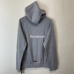實拍 免運 Chrome Hearts 克羅心 拉鍊 帽T 外套 灰色 皮革十字架 刺繡 連帽外套 街頭 高端 潮流 Cityboy 穿搭 男女同款：圖片 14