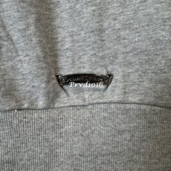實拍 免運 Chrome Hearts 克羅心 拉鍊 帽T 外套 灰色 皮革十字架 刺繡 連帽外套 街頭 高端 潮流 Cityboy 穿搭 男女同款：圖片 15