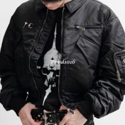 Alternative view of 實拍 免運 韓系潮流 TC Thug Club MA-1 空軍外套 飛行外套 軍裝夾克 短版寬鬆 飛行員夾克 CITYBOY 復古美式 韓國克羅心