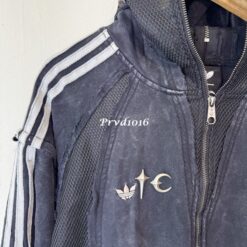 實拍 免運 TC THUG CLUB 聯名 adidas originals TEAMGEIST 拉鍊外套 可拆式 面罩 連帽外套 暗黑街頭 運動機能 套裝外套 男女同款:圖片 7