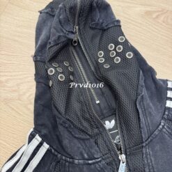 實拍 免運 TC THUG CLUB 聯名 adidas originals TEAMGEIST 拉鍊外套 可拆式 面罩 連帽外套 暗黑街頭 運動機能 套裝外套 男女同款:圖片 10