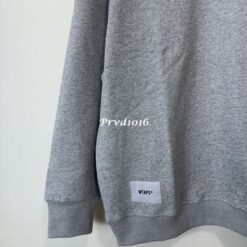實拍 免運 日潮 WTAPS 大學T 衛衣 圓領 T恤 字母 LOGO 基礎 百搭 日系工裝 CITYBOY 街頭穿搭 寬鬆落肩 男女同款 潮流穿搭：圖片 11