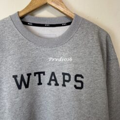 實拍 免運 日潮 WTAPS 大學T 衛衣 圓領 T恤 字母 LOGO 基礎 百搭 日系工裝 CITYBOY 街頭穿搭 寬鬆落肩 男女同款 潮流穿搭：圖片 13