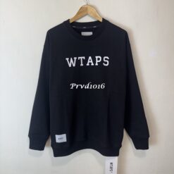 實拍 免運 日潮 WTAPS 大學T 衛衣 圓領 T恤 字母 LOGO 基礎 百搭 日系工裝 CITYBOY 街頭穿搭 寬鬆落肩 男女同款 潮流穿搭：圖片 21