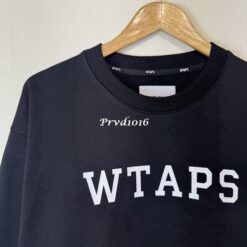 實拍 免運 日潮 WTAPS 大學T 衛衣 圓領 T恤 字母 LOGO 基礎 百搭 日系工裝 CITYBOY 街頭穿搭 寬鬆落肩 男女同款 潮流穿搭：圖片 24