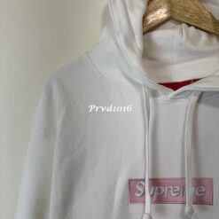 實拍 免運 美牌 Supreme Box Logo Hoodie 白色 帽T 粉色 Box Logo 經典 街頭潮流 美式穿搭 CITYBOY 寬鬆落肩 百搭帽T 情侶款：圖片 16