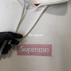 實拍 免運 美牌 Supreme Box Logo Hoodie 白色 帽T 粉色 Box Logo 經典 街頭潮流 美式穿搭 CITYBOY 寬鬆落肩 百搭帽T 情侶款：圖片 17