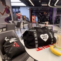 實拍 免運 HUMAN MADE 經典愛心 Duffle Bag 波士頓包 旅行包 旅行袋 手提包 斜背包 大容量 機能尼龍 日本潮流 球袋：圖片 8
