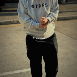 實拍 免運 日潮 WTAPS 大學T 衛衣 圓領 T恤 字母 LOGO 基礎 百搭 日系工裝 CITYBOY 街頭穿搭 寬鬆落肩 男女同款 潮流穿搭：圖片 9