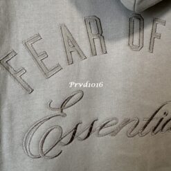 實拍 免運 美牌 FOG Fear of God Essentials 背後刺繡 拉鍊外套 連帽外套 寬鬆落肩 街頭高街 CITYBOY 美式極簡 百搭帽T 拉鍊帽T：圖片 21