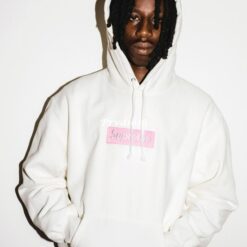 實拍 免運 美牌 Supreme Box Logo Hoodie 白色 帽T 粉色 Box Logo 經典 街頭潮流 美式穿搭 CITYBOY 寬鬆落肩 百搭帽T 情侶款
