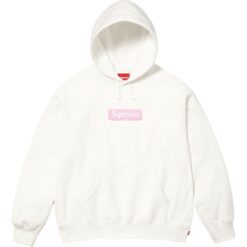 Alternative view of 實拍 免運 美牌 Supreme Box Logo Hoodie 白色 帽T 粉色 Box Logo 經典 街頭潮流 美式穿搭 CITYBOY 寬鬆落肩 百搭帽T 情侶款