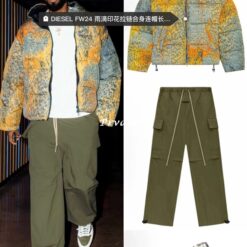 Alternative view of 實拍 免運 FOG ESSENTIALS Fear Of God 口袋褲 工作褲 工裝褲 軍綠 抽繩長褲 寬褲 直筒 寬鬆版型 街頭穿搭 軍裝風 Cityboy 秋冬長褲 男生穿搭 褲子