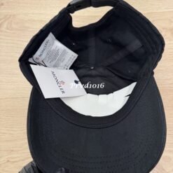實拍 免運 Moncler 蒙口 經典 霧黑 矽膠 logo 棒球帽 鴨舌帽 黑色 輕奢潮流 戶外機能 Cityboy 穿搭必備 男女同款:圖片 9