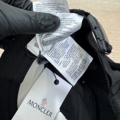 實拍 免運 Moncler 蒙口 經典 霧黑 矽膠 logo 棒球帽 鴨舌帽 黑色 輕奢潮流 戶外機能 Cityboy 穿搭必備 男女同款:圖片 11