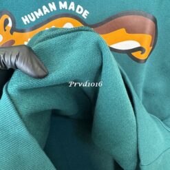 實拍 免運 日牌 Human Made BTS j-hope 聯名款 松鼠印花 帽T 經典 愛心電繡 HUMAN HOPE 街頭潮流 日系穿搭 CITYBOY 復古風 寬鬆帽T 男女同款：圖片 13