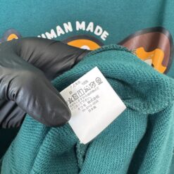 實拍 免運 日牌 Human Made BTS j-hope 聯名款 松鼠印花 帽T 經典 愛心電繡 HUMAN HOPE 街頭潮流 日系穿搭 CITYBOY 復古風 寬鬆帽T 男女同款：圖片 15