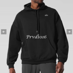 Alternative view of 實拍 免運 洛杉磯 Alo Yoga Logo 高端 休閒 運動 時尚 連帽 寬鬆 帽T 歐美街頭 明星同款 高質感 瑜伽 健身 穿搭 男女 同款