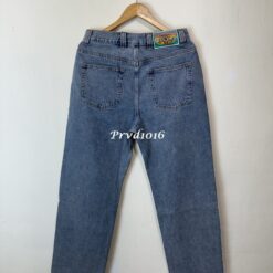 實拍免運 經典 美式 日潮 BBC ICECREAM Running Dog 飛狗 粉色大圖 水洗 寬鬆 牛仔褲 菲董 NIGO 美式 街頭 穿搭 潮流 出國：圖片 11