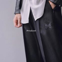 Alternative view of 實拍免運 Needles 黑魂 蝴蝶 刺繡 Logo 日系復古 經典織帶 運動長褲 顯瘦神褲 男女同款 另有 套裝外套