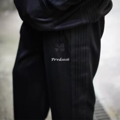 實拍免運 Needles 黑魂 蝴蝶 刺繡 Logo 日系復古 經典織帶 運動長褲 顯瘦神褲 男女同款 另有 套裝外套