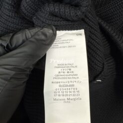 實拍免運 法國 Maison Margiela MM6 經典四角縫線 重磅羊毛針織拉鍊外套 司機夾克 Driver Jacket 羅紋針織外套 雙向拉鍊 黑魂 簡約穿搭必備：圖片 11