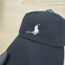 實拍 免運 Polo Ralph Lauren 經典小馬 logo 刺繡 老帽 棒球帽 鴨舌帽 軟頂版型 黑色白標 男女同款 情侶款 經典穿搭 潮流必備：圖片 7