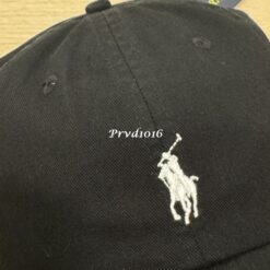 實拍 免運 Polo Ralph Lauren 經典小馬 logo 刺繡 老帽 棒球帽 鴨舌帽 軟頂版型 黑色白標 男女同款 情侶款 經典穿搭 潮流必備：圖片 8