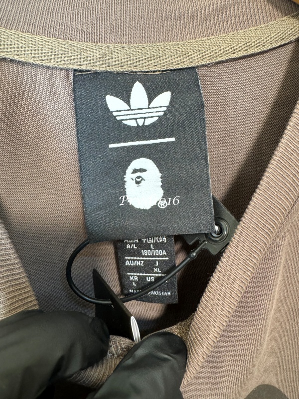 實拍免運 adidas Originals × BAPE TEE 神級聯名款 運動 寬鬆 舒適 休閒 純棉 短袖 T恤 男女同款 經典迷彩 街頭潮流 運動時尚 限量聯名:圖片 8