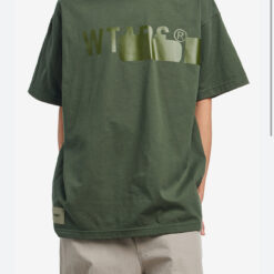 實拍 免運 WTAPS 2026 春夏新款 亮面膠印 LOGO 寬鬆短袖 短T T恤 西山徹 日系街頭 潮流穿搭 美式 街頭 潮流