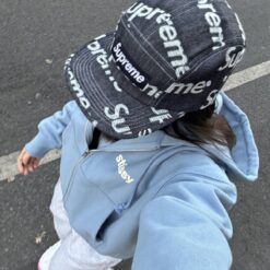 Alternative view of 實拍 免運 Supreme Camp Cap 單寧 牛仔 五分割帽 帽子 軟頂版型 男女同款 情侶款 經典穿搭 潮流必備 老帽 棒球帽 鴨舌帽