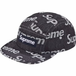 實拍 免運 Supreme Camp Cap 單寧 牛仔 五分割帽 帽子 軟頂版型 男女同款 情侶款 經典穿搭 潮流必備 老帽 棒球帽 鴨舌帽