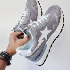 Alternative view of 實拍 免運 BAPE ROAD STA Express 灰白 復古慢跑鞋 麂皮 STA閃電 City Boy 時尚潮流必備 運動鞋 輕便防滑耐磨 街頭休閒鞋