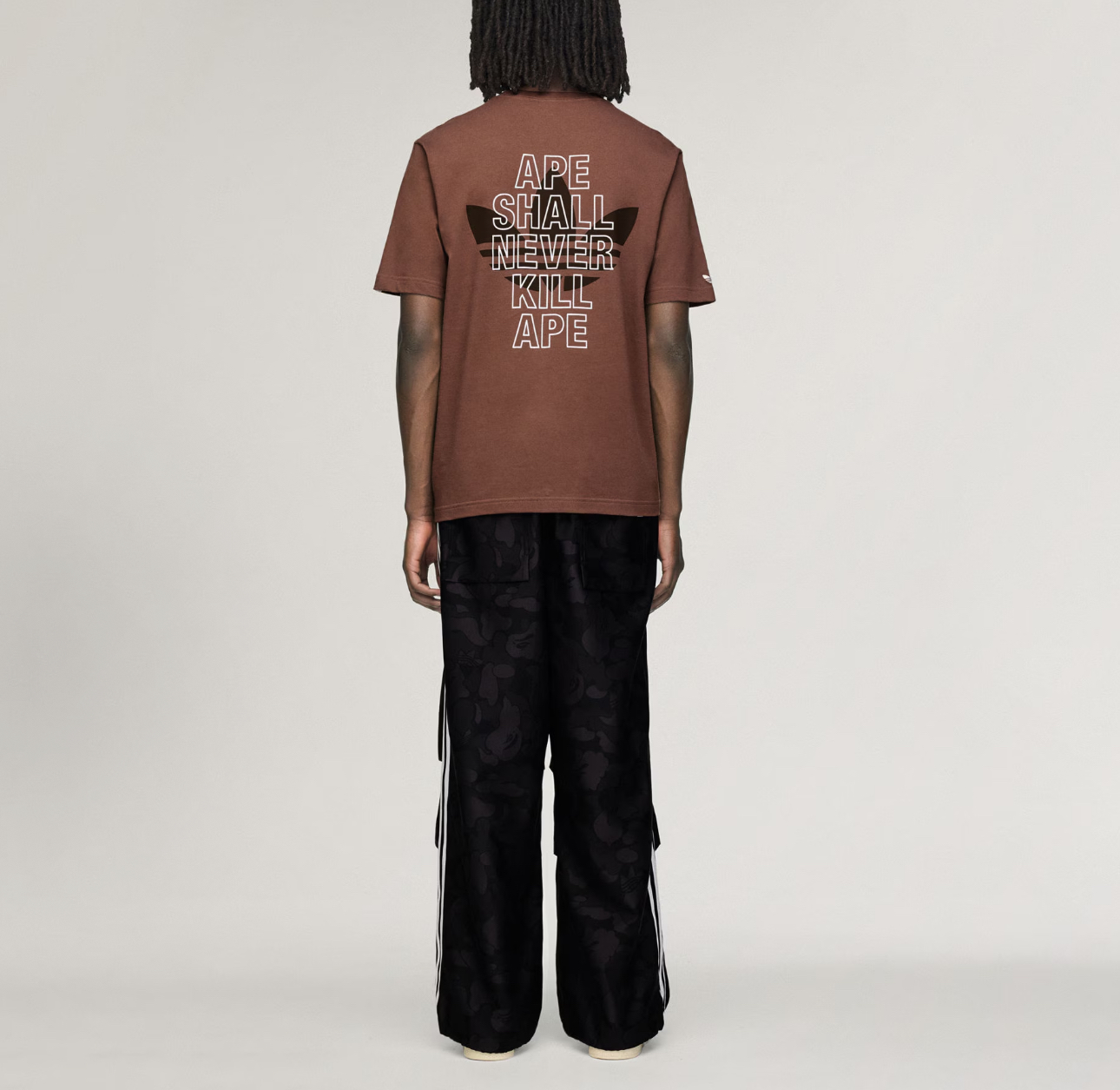 實拍免運 adidas Originals × BAPE TEE 神級聯名款 運動 寬鬆 舒適 休閒 純棉 短袖 T恤 男女同款 經典迷彩 街頭潮流 運動時尚 限量聯名:圖片 3