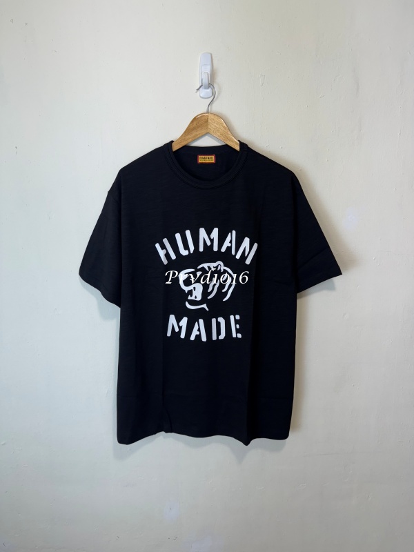 實拍 免運 日潮 Human Made 經典 虎頭 印花 字母 重磅 竹節棉 短袖 T恤 潮流 穿搭必備 日系潮流 美式街頭:圖片 8