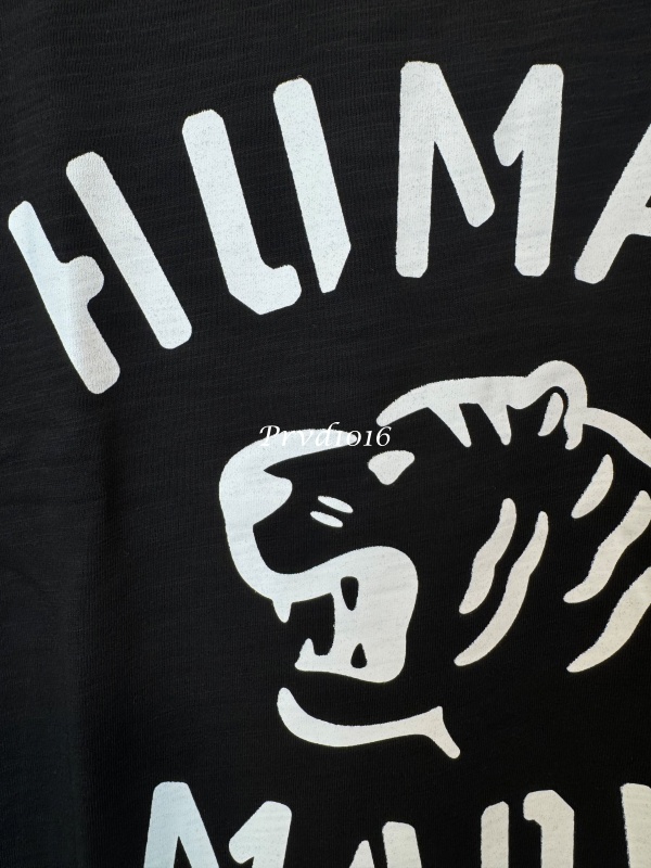 實拍 免運 日潮 Human Made 經典 虎頭 印花 字母 重磅 竹節棉 短袖 T恤 潮流 穿搭必備 日系潮流 美式街頭:圖片 10