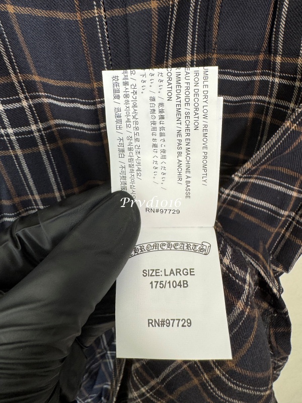 實拍免運 Chrome Hearts 克羅心 經典暗黑格紋 925 匕首拉鍊 短袖襯衫 街頭 高端 玩家 必備 奢華 硬核 美式 穿搭:圖片 15