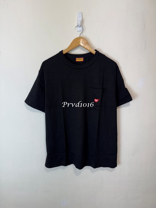 實拍免運 HUMAN MADE Tee 經典刺繡小愛心 口袋短袖T恤 短T 街頭 日系 美式復古 玩家 必備 質感 穿搭:圖片 10